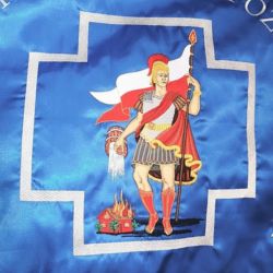 Srebrny Krzyż św. Floriana✞ +250,- brutto